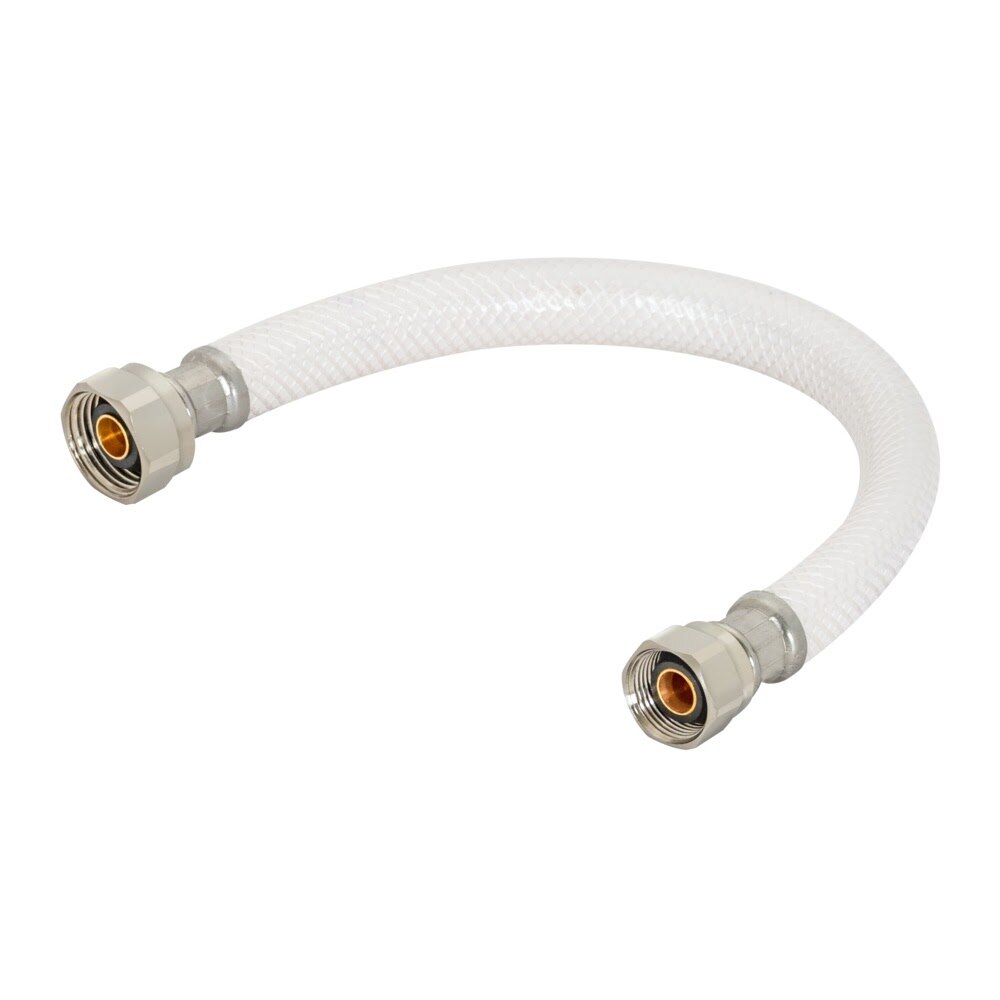 Eastman 48152 1/2 in. IPS x 1/2 in. Comp x 20 in. PVC Flex Water Supply Line with Brass Insert