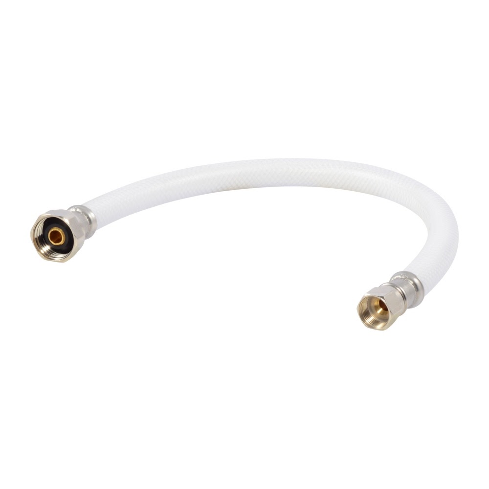 Eastman 48166 3/8 in Flare x 1/2 in IPS x 16 in Flex Water Supply Line with Brass Insert