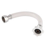 Eastman 48169 1/2 in. IPS x 7/8 in. BC x 9 in. Flexible Toilet Water Supply Line with Brass Insert