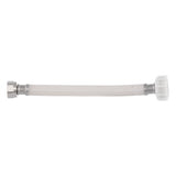 Eastman 48169 1/2 in. IPS x 7/8 in. BC x 9 in. Flexible Toilet Water Supply Line with Brass Insert - 3