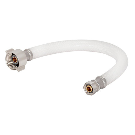 Eastman 48170 3/8 in. Compression x 7/8 in. Ballcock x 16 in. PVC Toilet Supply Line with Brass Insert