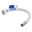 Eastman 48176 3/8 in. Compression x 7/8 in. BC x 16 in. Flex Water Supply Line with Brass Insert