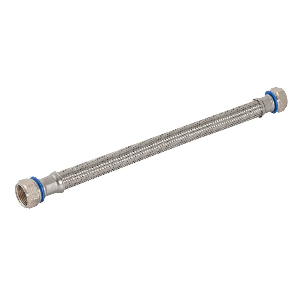 Eastman 48250 12 in Braided Stainless Steel Water Heater Connector 3/4 in FIP x 3/4 in FIP Swivel - 2