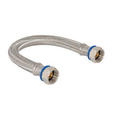 Eastman 48251 18 in Braided Stainless Steel PVC Water Heater Connector 3/4 in FIP x 3/4 in FIP Swivel