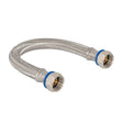 Eastman 48252 24 in Braided Stainless Steel PVC Water Heater Connector 3/4 in FIP x 3/4 in FIP Swivel