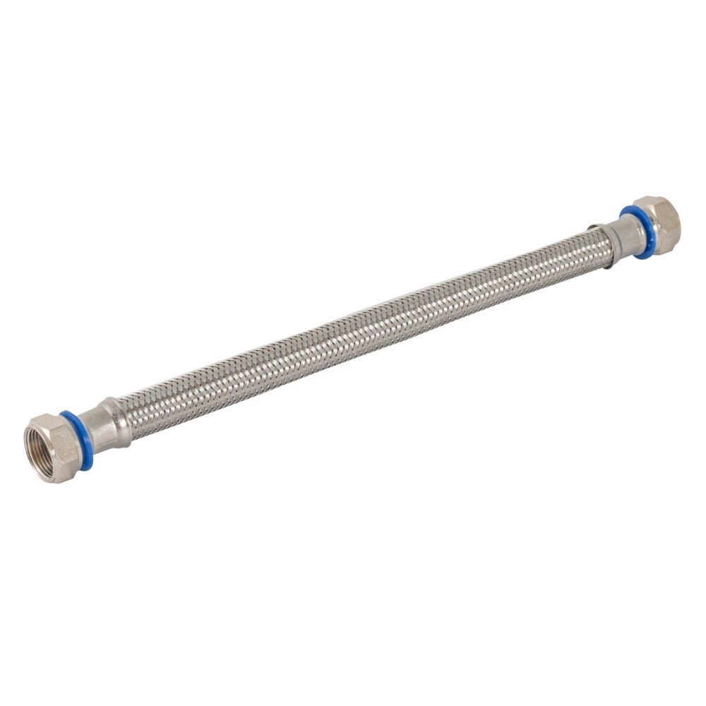 Eastman 48252 24 in Braided Stainless Steel PVC Water Heater Connector 3/4 in FIP x 3/4 in FIP Swivel - 2