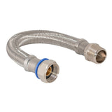 Eastman 48255 24 in Braided Stainless Steel PVC Water Heater Connector 3/4 in MIP x 3/4 in FIP