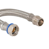 Eastman 48255 24 in Braided Stainless Steel PVC Water Heater Connector 3/4 in MIP x 3/4 in FIP - 3