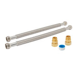 Eastman 48281 Electric Water Heater Installation Kit with 18 in Stainless Steel Connectors