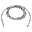 Eastman 48283 8 ft Braided Stainless Steel Ice Maker Supply Line with 1/4 in Compression Ends