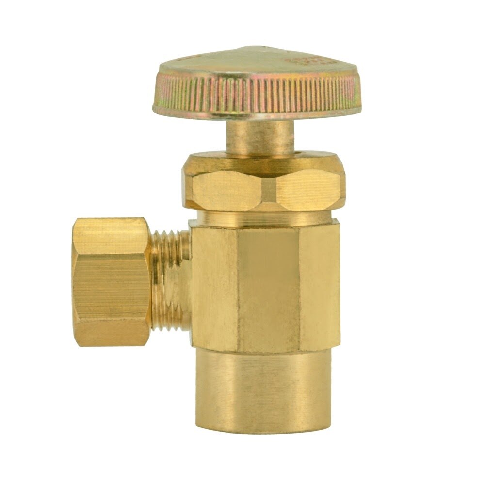 Eastman 48291LF 3/8 in OD x 1/2 in Sweat Multi Turn Angle Stop Valve - 2