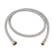 Eastman 48301 1/2 in IPS x 3/8 in Comp x 48 in Braided Stainless Steel Faucet Supply Line with Brass Insert