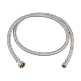 Eastman 48301 1/2 in IPS x 3/8 in Comp x 48 in Braided Stainless Steel Faucet Supply Line with Brass Insert