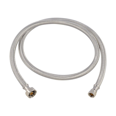 Eastman 48301 1/2 in IPS x 3/8 in Comp x 48 in Braided Stainless Steel Faucet Supply Line with Brass Insert