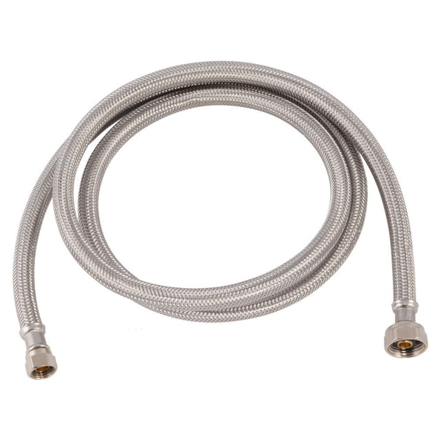 Eastman 48302 1/2 in. IPS x 3/8 in. Compression x 60 in. Braided Stainless Steel Faucet Supply Line
