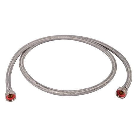 Eastman 48369 6 ft Braided Stainless Steel Washing Machine Hose