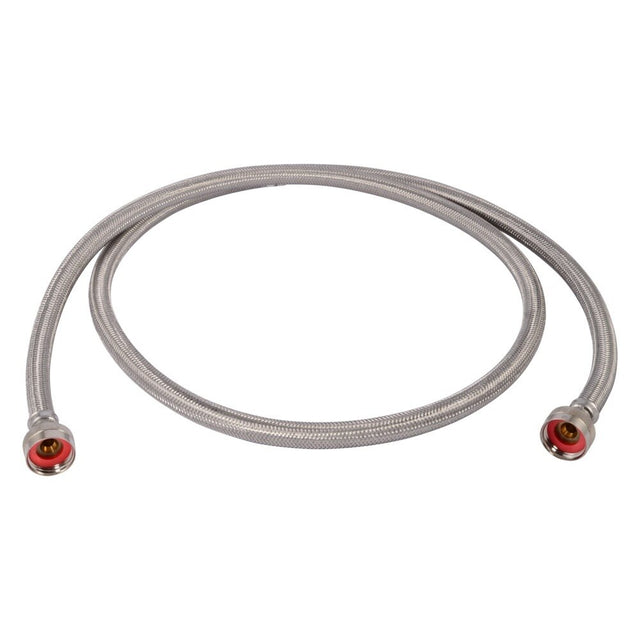 Eastman 48369 6 ft Braided Stainless Steel Washing Machine Hose