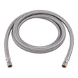 Eastman 48388 1/4 in. Comp. x 1/4 in. Comp. x 6 ft. Braided Stainless Steel Icemaker Connector