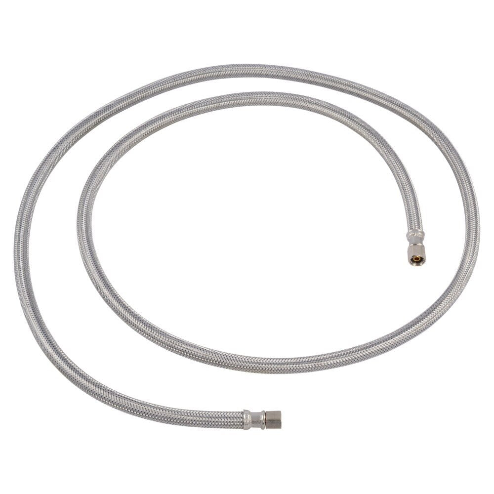 Eastman 48388 1/4 in. Comp. x 1/4 in. Comp. x 6 ft. Braided Stainless Steel Icemaker Connector - 3