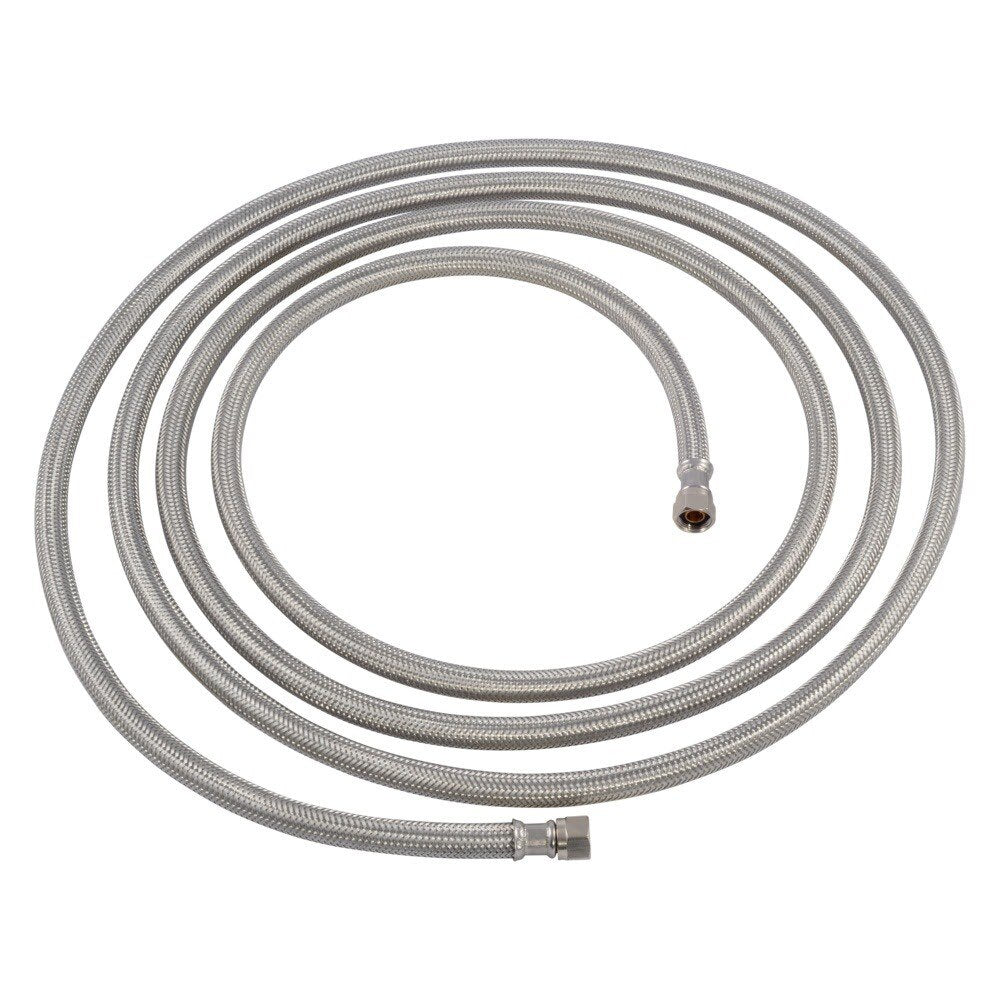 Eastman 48390 1/4 in Comp x 1/4 in Comp 15 ft Braided Stainless Steel Icemaker Connector - 3