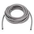 Eastman 48391 20 ft Braided Stainless Steel Ice Maker Connector with 1/4 in Comp x 1/4 in Comp Ends