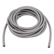 Eastman 48391 20 ft Braided Stainless Steel Ice Maker Connector with 1/4 in Comp x 1/4 in Comp Ends