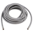 Eastman 48392 25 ft. Braided Stainless Steel Ice Maker Supply Line with 1/4 in. Compression Ends