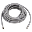 Eastman 48392 25 ft. Braided Stainless Steel Ice Maker Supply Line with 1/4 in. Compression Ends
