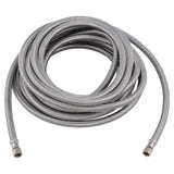 Eastman 48392 25 ft. Braided Stainless Steel Ice Maker Supply Line with 1/4 in. Compression Ends