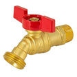 Eastman 48600 1/2 in MIP Brass Hose Bibb with Butterfly Handle