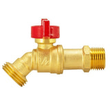 Eastman 48600 1/2 in MIP Brass Hose Bibb with Butterfly Handle - 3