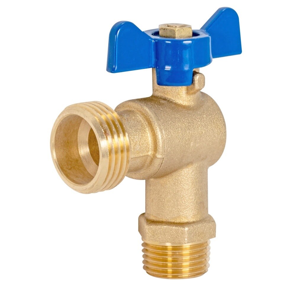 Eastman 48604 1/2 in. MIP Boiler Drain Valve 1/4 Turn