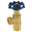 Eastman 48620 1/2 in MIP Heavy Pattern Brass Boiler Drain with Stuffing Box