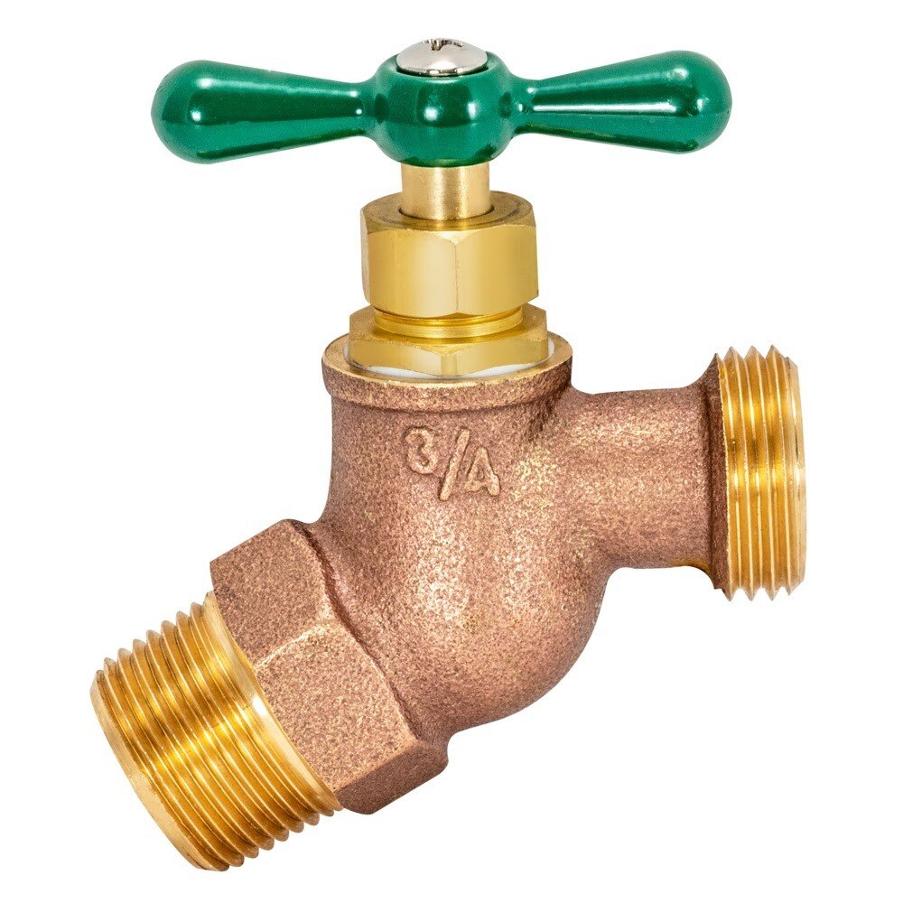 Eastman 48627 3/4 in. MIP Heavy Pattern Male No-Kink Hose Bibb - 3
