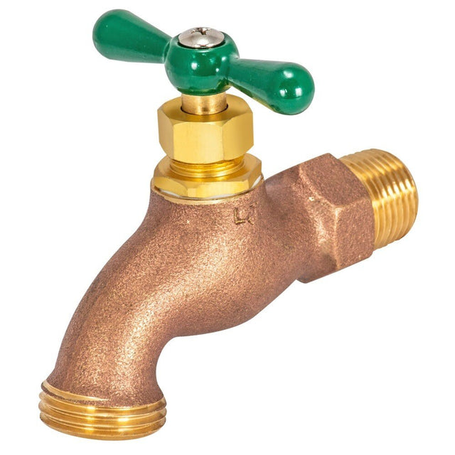 Eastman 48628 1/2 in. MIP Heavy Pattern Hose Bibb with T-Handle