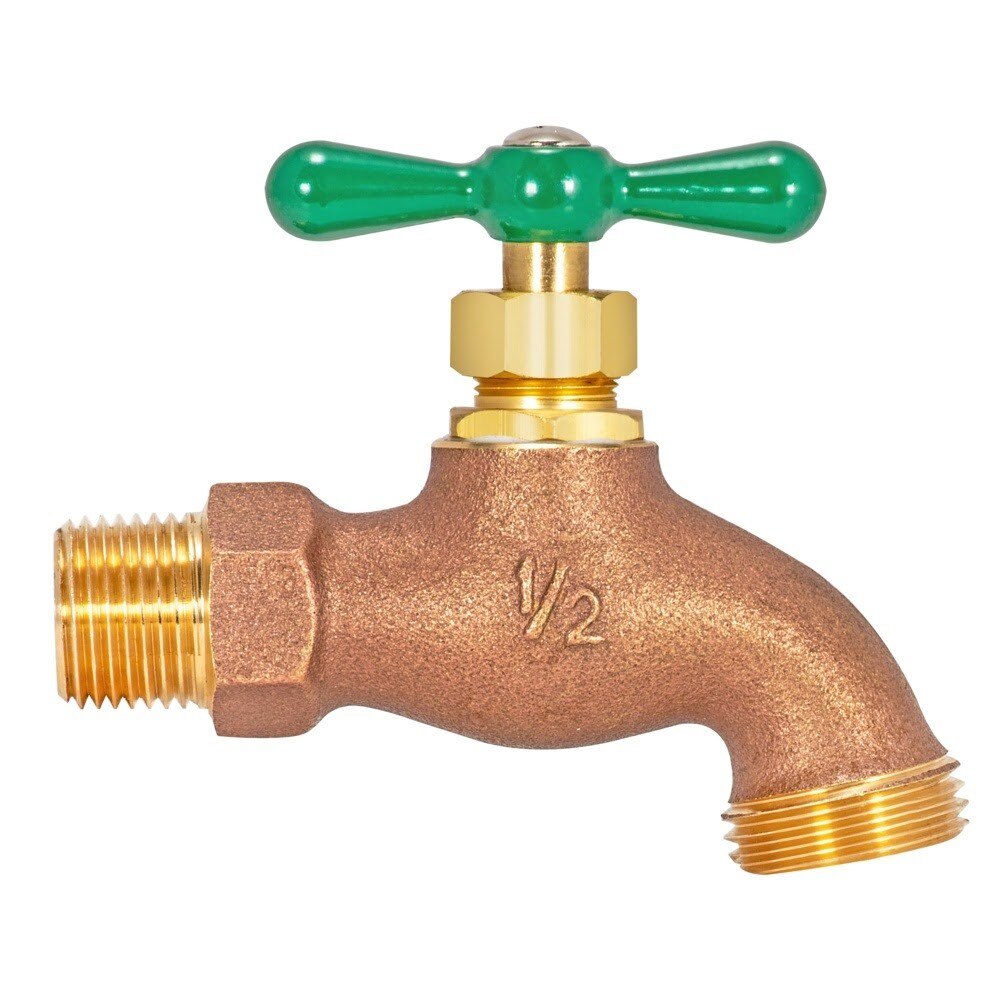 Eastman 48628 1/2 in. MIP Heavy Pattern Hose Bibb with T-Handle - 3