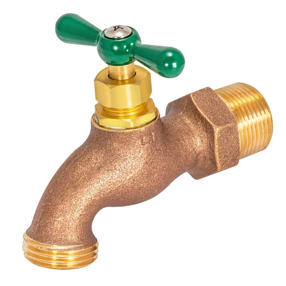 Eastman 48629 3/4 in MIP Heavy-Pattern Hose Bibb for Water Applications