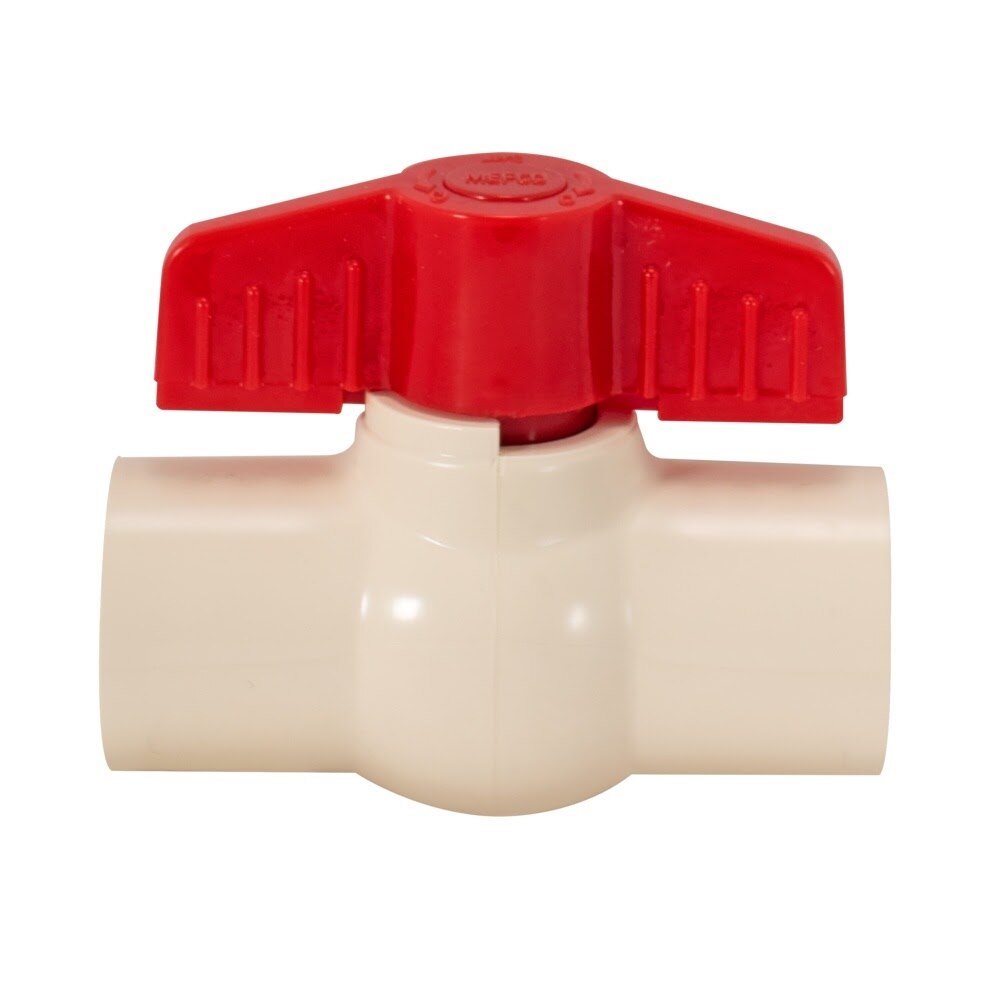 Eastman 48637 3/4 in. Slip CPVC Full Port Ball Valve for Potable Water - 2
