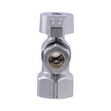 Eastman 48651LF 3/8 in. OD x 3/8 in. OD x 1/2 in. FIP Quarter Turn Dual Outlet Stop Valve - 3