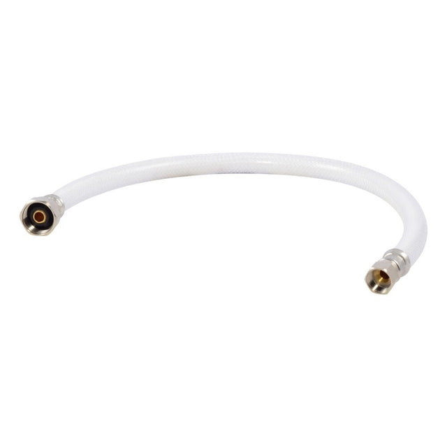 Eastman 48724 3/8 in Flare x 1/2 in IPS x 20 in PVC Flex Faucet Supply Line with Brass Insert