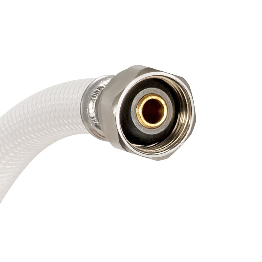 Eastman 48724 3/8 in Flare x 1/2 in IPS x 20 in PVC Flex Faucet Supply Line with Brass Insert - 3
