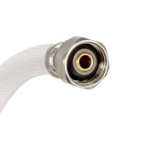 Eastman 48724 3/8 in Flare x 1/2 in IPS x 20 in PVC Flex Faucet Supply Line with Brass Insert - 3