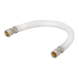 Eastman 48731 3/8 in. Comp x 3/8 in. Comp x 24 in. Flexible PVC Faucet Supply Line with Brass Insert