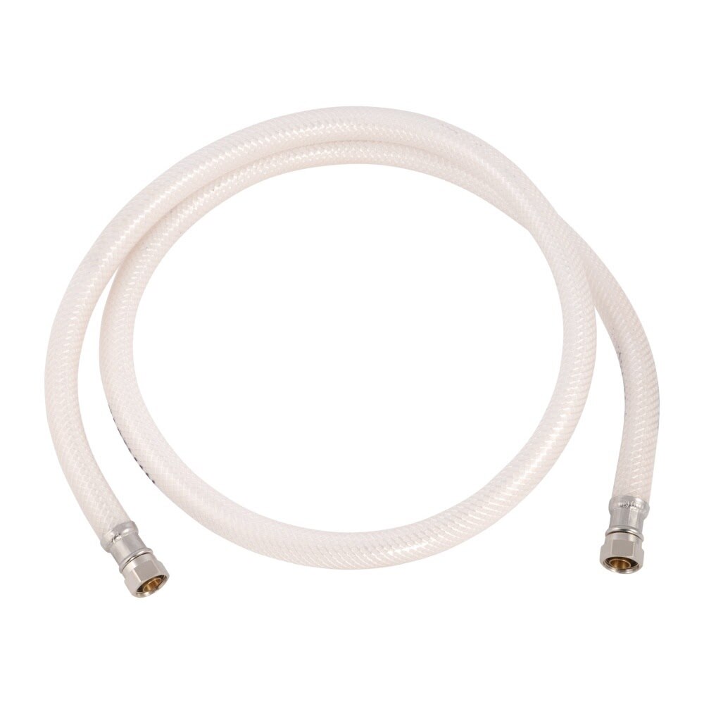 Eastman 48733 3/8 in Comp x 3/8 in Comp x 48 in Flex Water Supply Line with Brass Insert