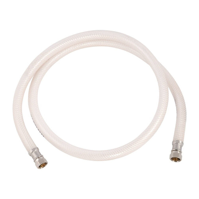 Eastman 48733 3/8 in Comp x 3/8 in Comp x 48 in Flex Water Supply Line with Brass Insert