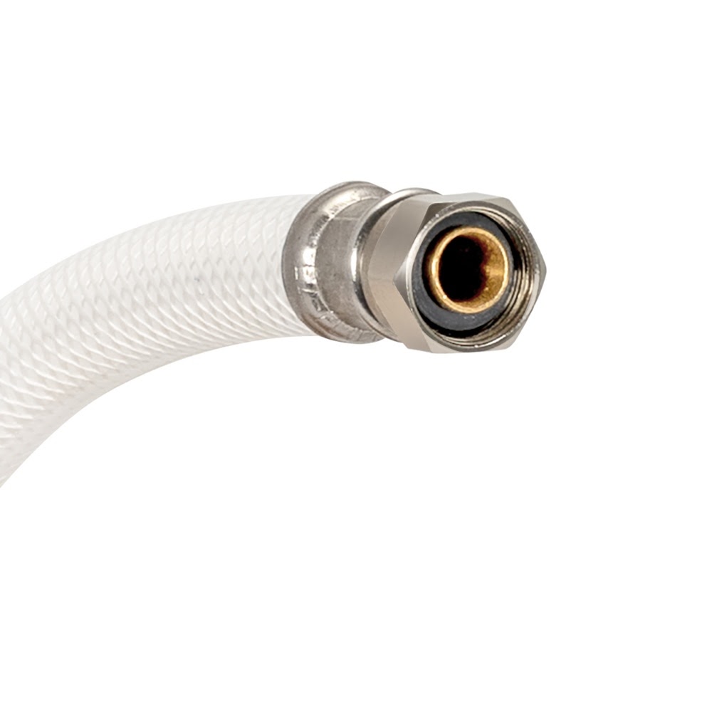 Eastman 48733 3/8 in Comp x 3/8 in Comp x 48 in Flex Water Supply Line with Brass Insert - 3