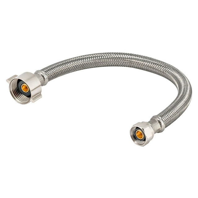 Eastman 48739 7-16 in Comp x 7-8 in Ballcock x 12 in Braided Stainless Steel Toilet Connector