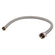 Eastman 48741 7/16 in. Compression x 7/8 in. Ballcock x 20 in. Braided Toilet Supply Line with Brass Insert