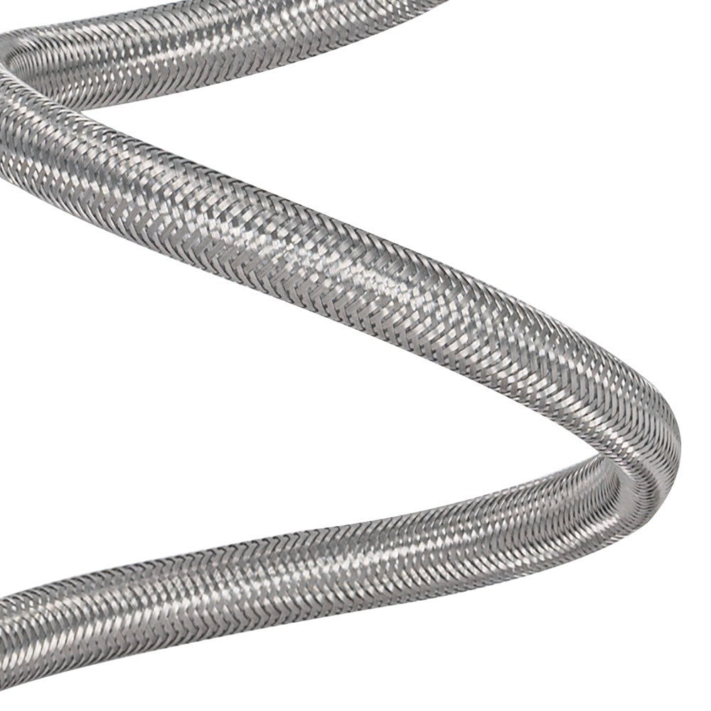 Eastman 48741 7/16 in. Compression x 7/8 in. Ballcock x 20 in. Braided Toilet Supply Line with Brass Insert - 2