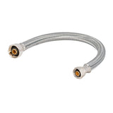 Eastman 48742 1/2 in IPS x 7/16 in Comp x 12 in Braided Stainless Steel Supply Line with Brass Insert